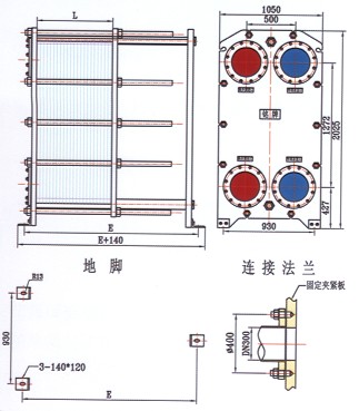 JP300型板式換熱器